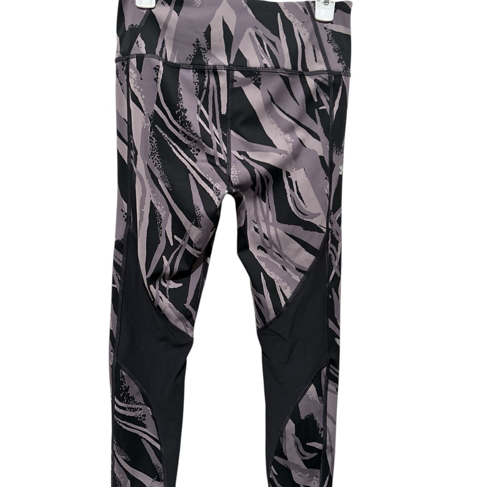 Under Armour high-rise leggings black and purple abstract size M